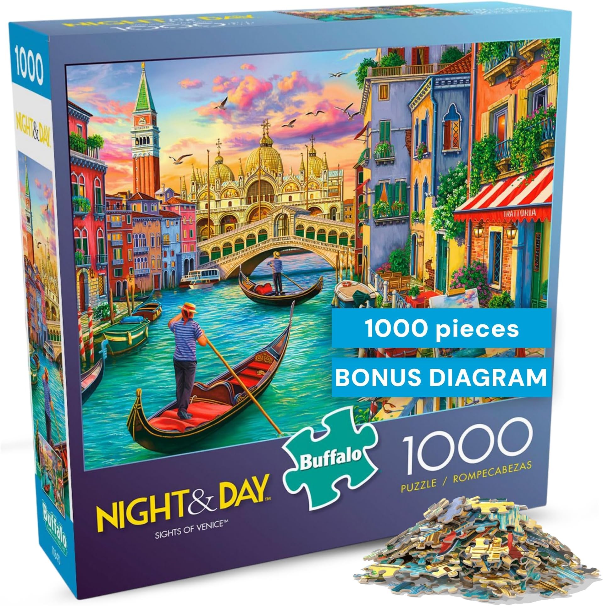 Sights Of Venice - 1000 Piece Jigsaw Puzzle