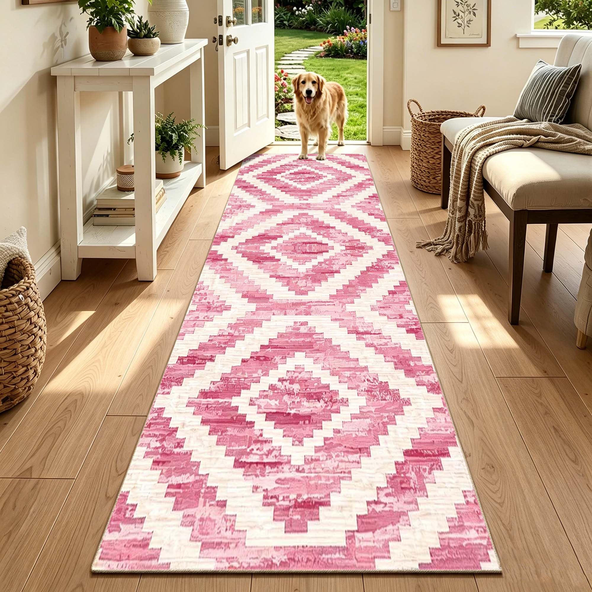Teppich Läufer Flur Küche rutschfest Küchenteppich 120 x 450 cm