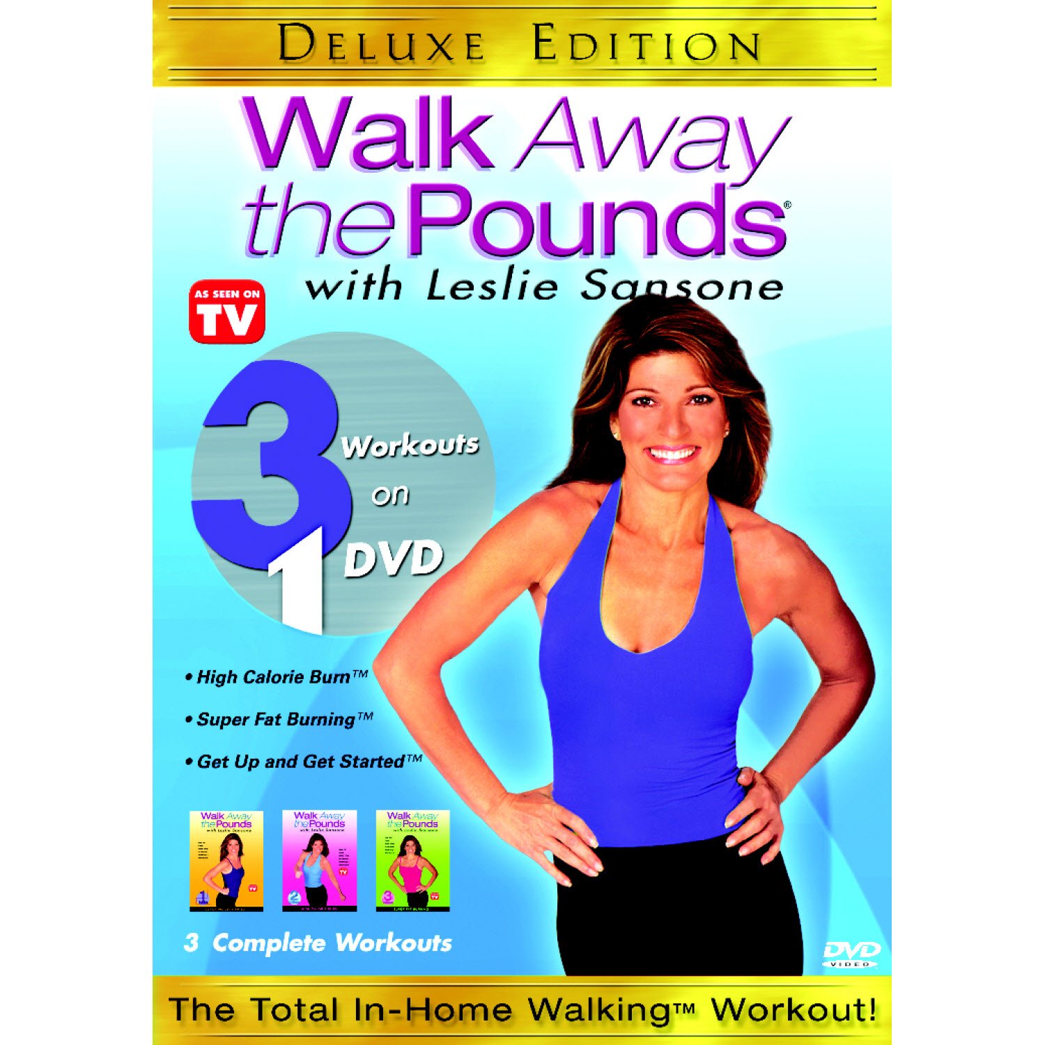 Walk Away the Pounds with Leslie Sansone: Three Complete Workouts (Deluxe Edition) [DVD]
