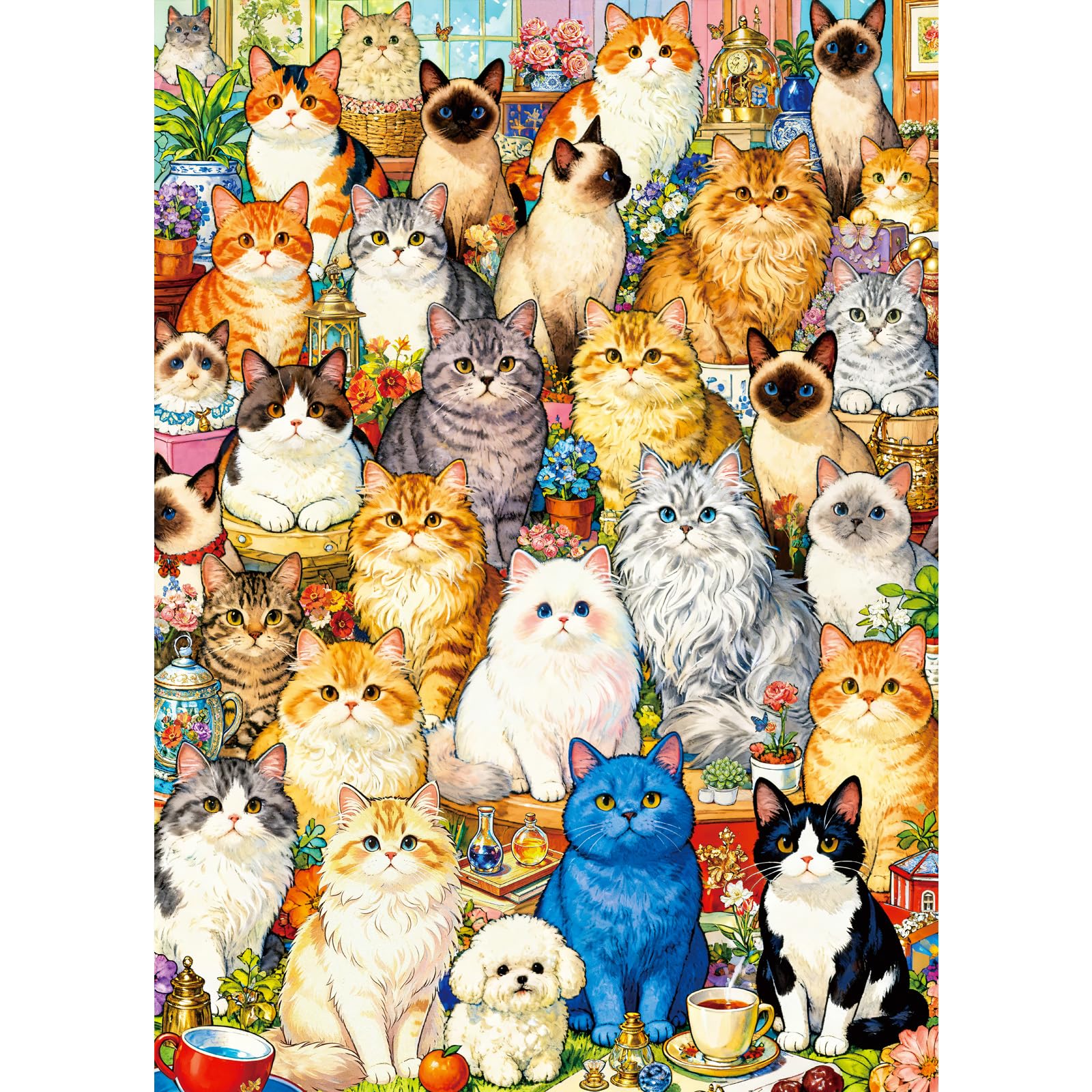 Jigsaw Puzzles For Adults 1000 Collection of Cats โ image 1