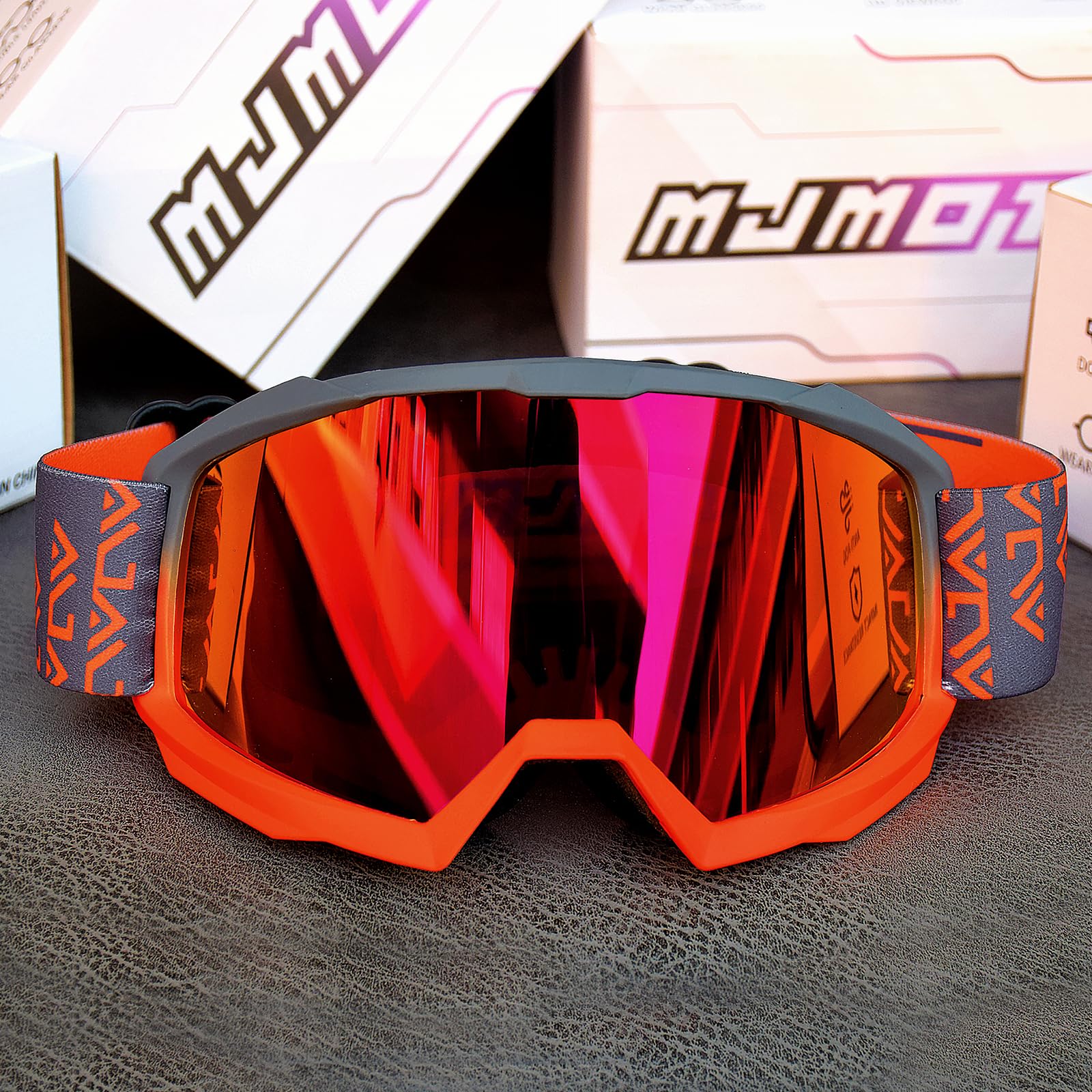 Occhiali da moto per uomo e donna, antiscivolo, antigraffio, per dirt bike, ATV, MX, DH, MTB, snowboard