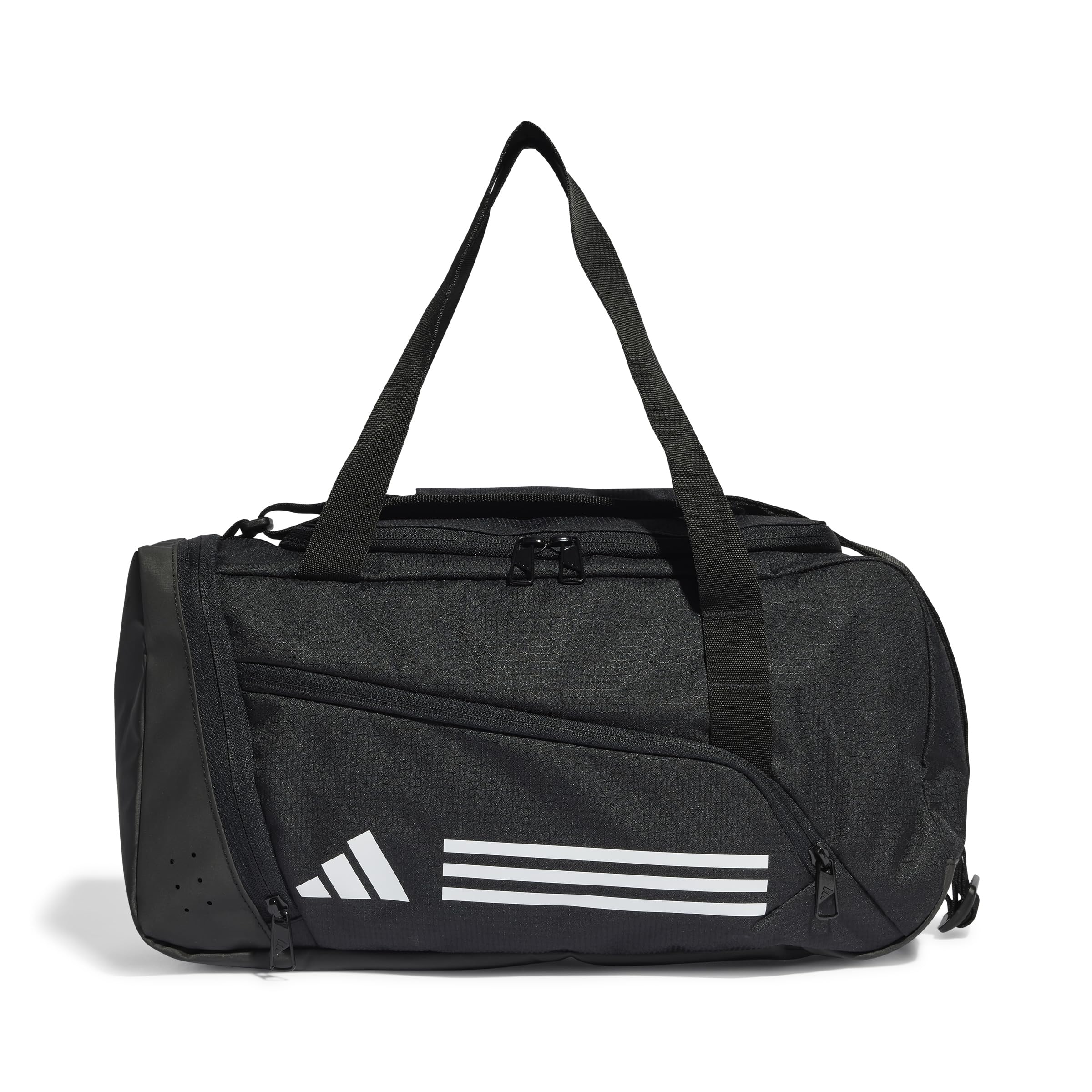 adidas Unisex Essentials 3-Stripes Duffel Bag, Black/White, XS – Ansicht 2
