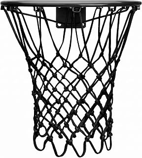 Basketboll nät, basketkorg utomhusnät med 12 öglor för standardstorlek, tjockt och förstärkt basketnät i spelfältkvalitet för inomhus- och utomhusbruk