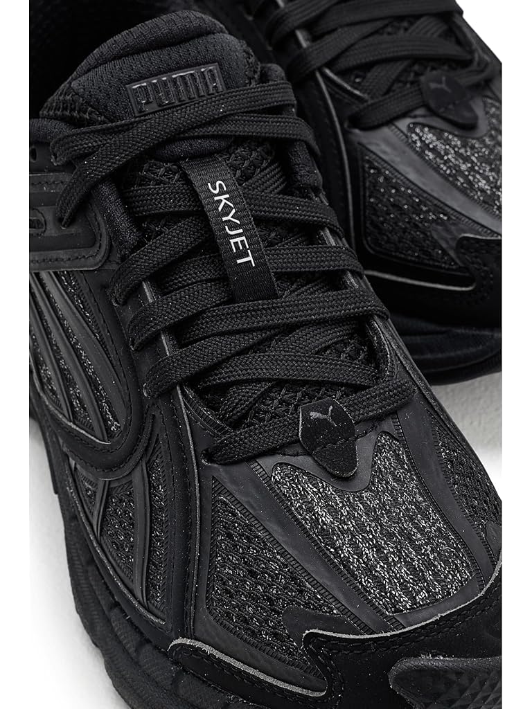 Black PUMA Skyjet Shoes (Toddler/Little Kid/Big Kid)