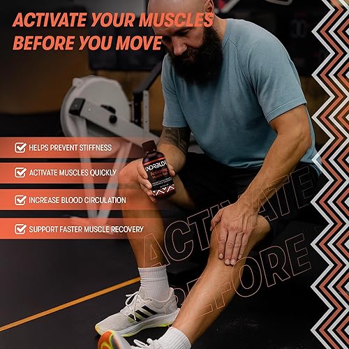 Miniatura 2 de UNDRBUDR Aceite activador de frotamiento muscular para pre-entrenamiento  Aceite de 4 onzas con cayena, pimienta negra, árnica, consuelda y aceites