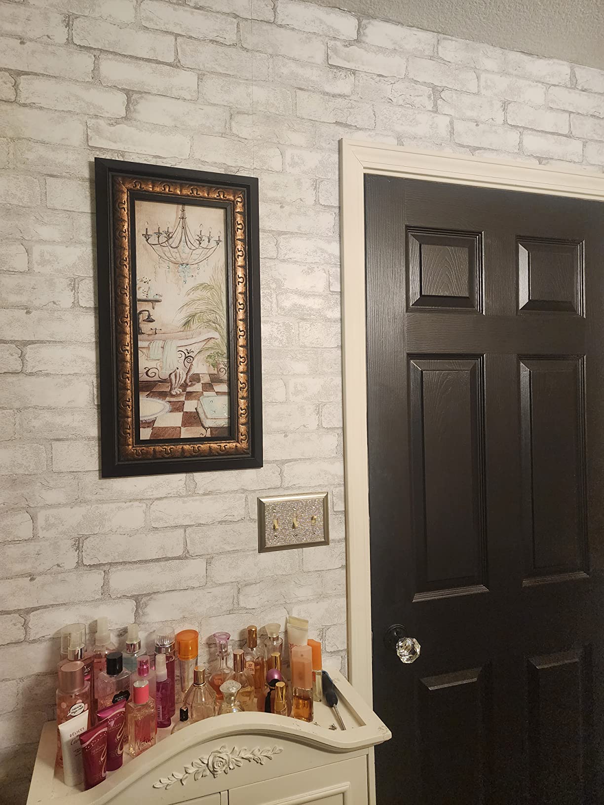 7/mo Finance NuWallpaper NU2218 Loft Brick Peel Stick Wallpaper