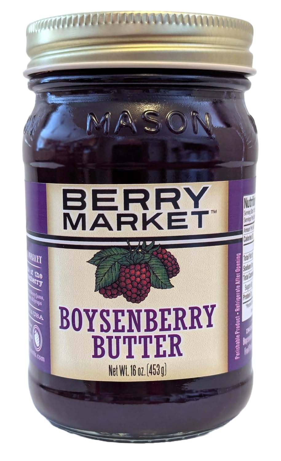 Berry Market 16 oz Boysenberry Butter