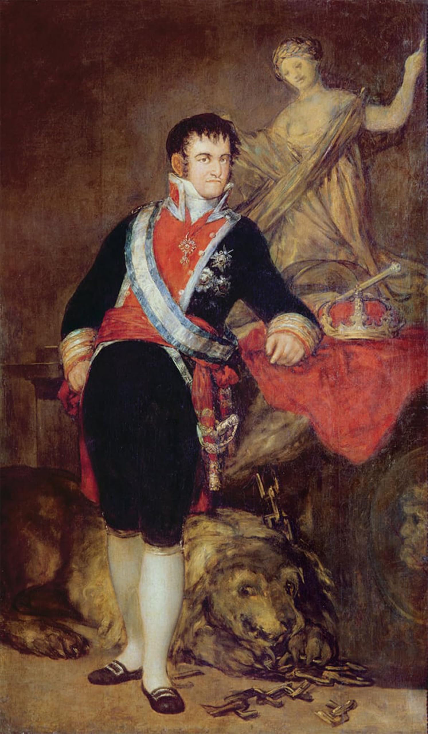 Cuadro Fernando VII Goya lienzo decorativo pintura mural hogar 60x90 5
