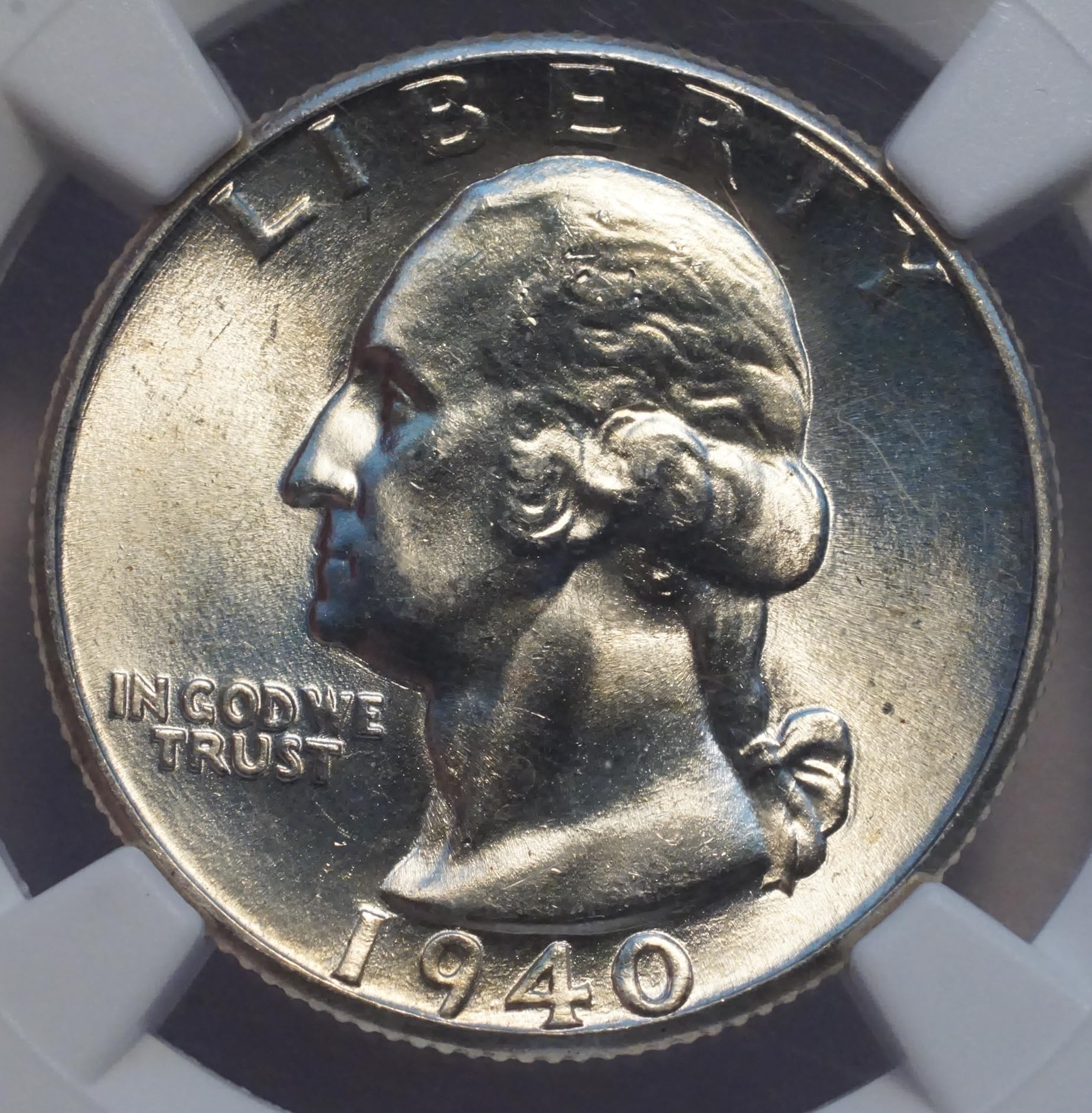Amazon.com: 1940 no mint mark Washington Silver Quarter US