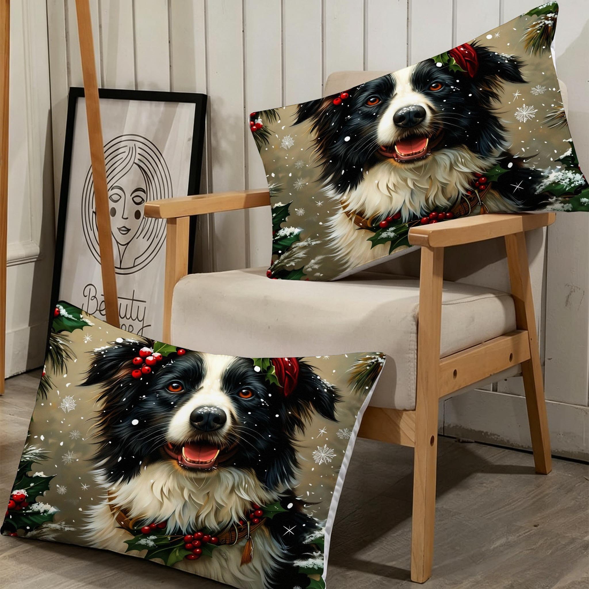 Copripiumino Matrimoniale Cane Nero 260x240, ZQ9486 | Traspiranti Durevoli Microfibra, per Tutta la Famiglia, Matrimoniale, per Tutte le Stagioni, con 2 Federe 50x80 cm