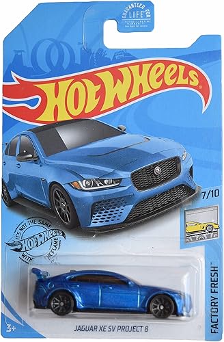 Hot Wheels Jaguar XE SV Project 8, Azul Factory Fresh 710