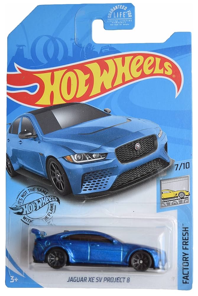 Hotwheels　コンプリート Amazon.com: Hot Wheels Jaguar XE SV Project 8, [Blue