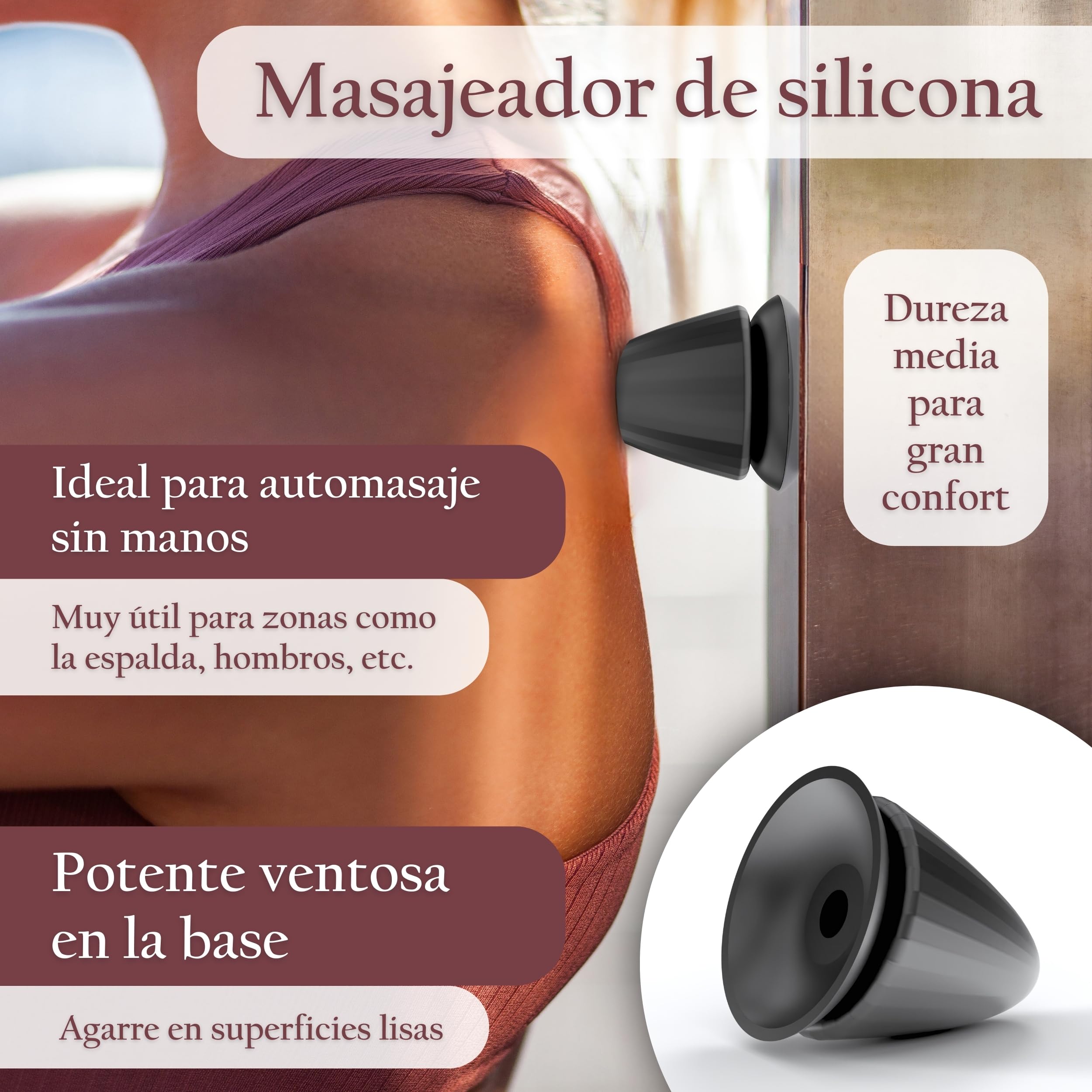 Kit de Masaje Corporal 5 en 1, Masajeador Madera, Reflexología Podal, Rodillo Fascitis Plantar, Masaje Pies, Celulitis, Masajeador Manual, Masajeador de Pies y Piernas Rodillo Masaje Muscular