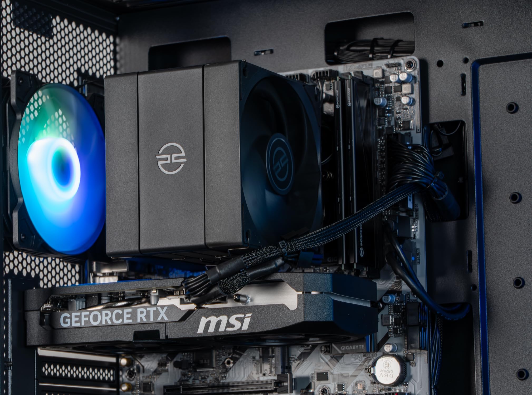 PCSpecialist Prism PC Gaming - AMD Ryzen 5 8400F 4.70 GHz 6-Core, 16 GB RAM, 8 GB GEFORCE RTX 5060 Ti, 1TB M.2 SSD, Windows 11