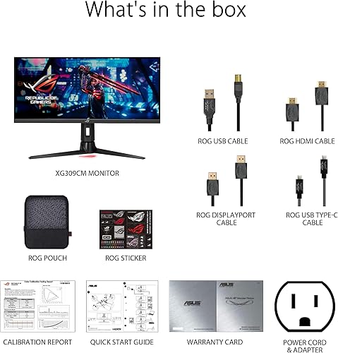 Miniatura 7 de ASUS ROG Strix 29.5" 219 HDR Gaming -Monitor (XG309CM) - WFHD (2560 x 1080), IPS rápido, 220Hz, 1ms, sincronización de desenfoque de bajo