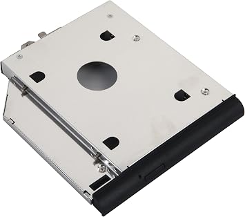DY-tech 2nd HDD SSD Hard Drive Caddy for HP ProBook 6440b 6445b 6450b 6455b 6550b 6555b with Faceplate Bezel + Mounting Bracket