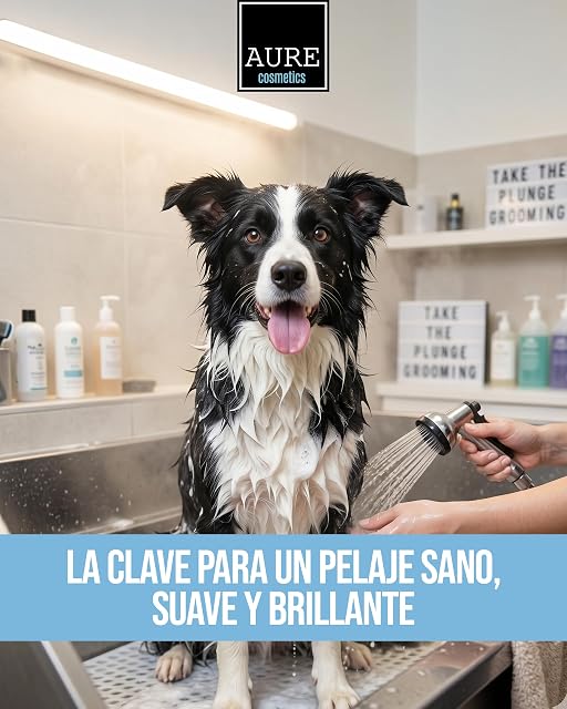 Foto 4 de 5 de AURE - Champú Acondicionador para Perros y Gatos 2 L. Champu Perro 2 en 1 con Provitamina E, pH Neutro…
