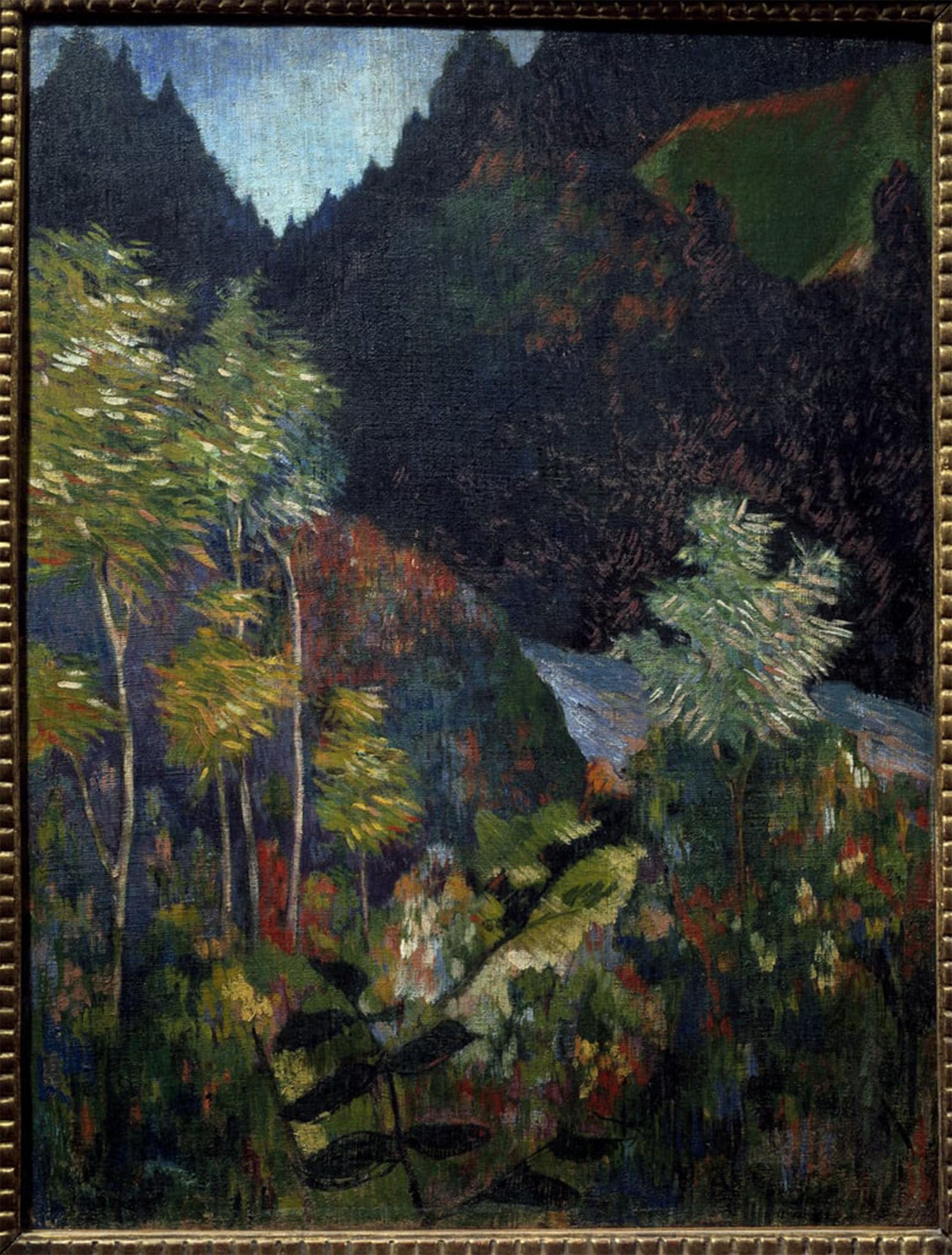 Artxlxxbn No Frame Famous Painting Canvas Artwork Graffiti Print Landscape Oil On Canvas By Paul Gauguin Portrait Canvas Image For Home Decor 60X90cm