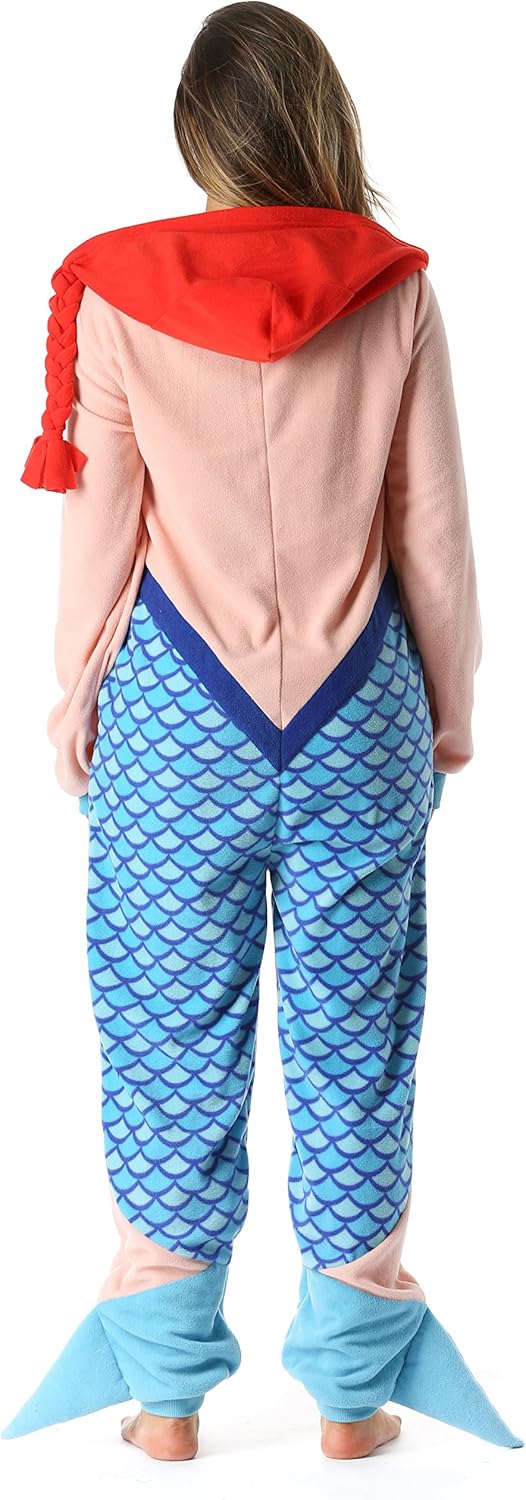 Just Love Adult Onesie Womens Pajamas, Mermaid - Image 4