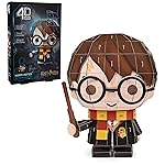 4D Build, Harry Potter Character 3D Puzzle Model Kit 87 Pcs, Harry Potter Gifts Desk Decor, Building Toys, 3D Puzzles for Adults & Teens 12+