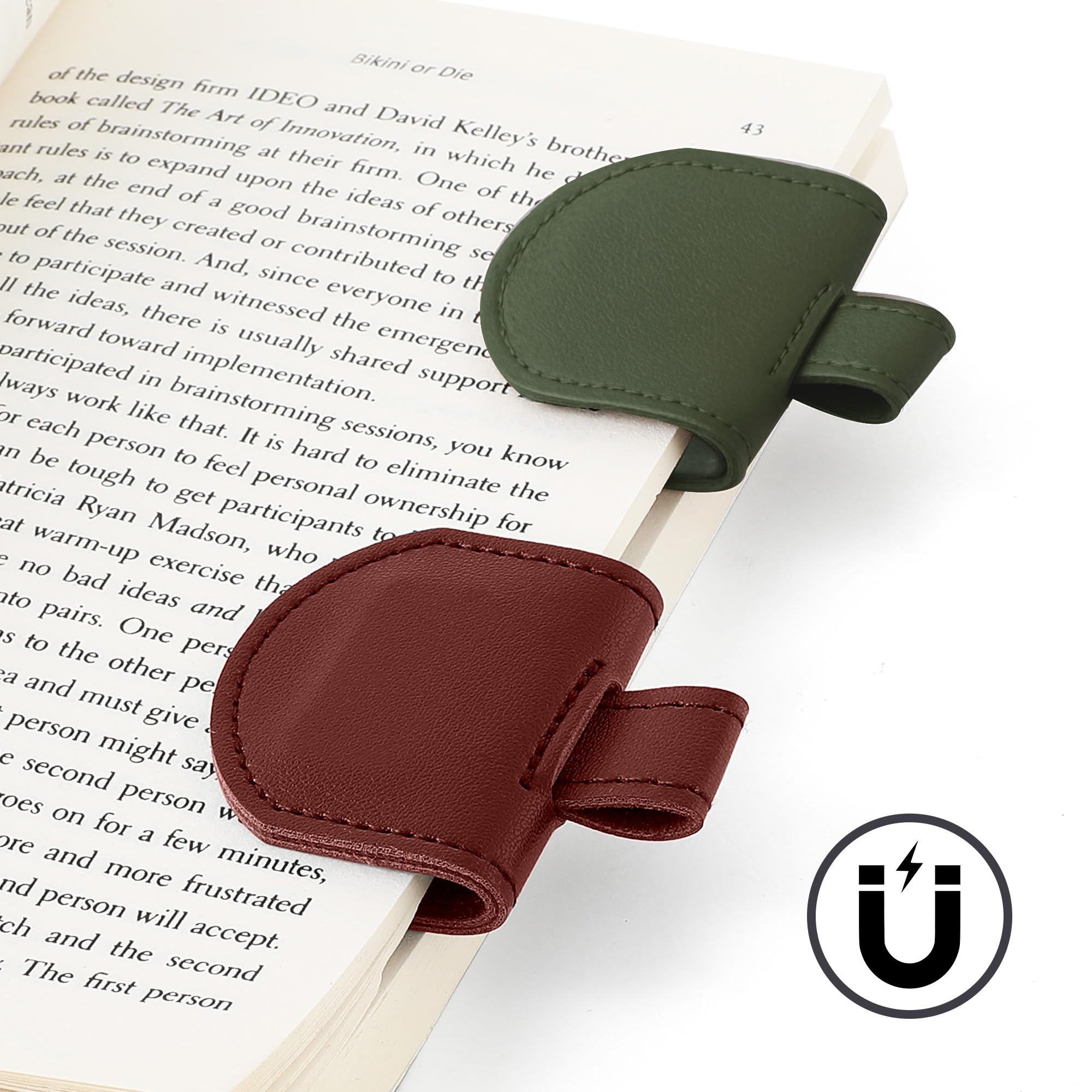 SESENSE Set di 3 portapenne magnetici per quaderni, diari, calendari