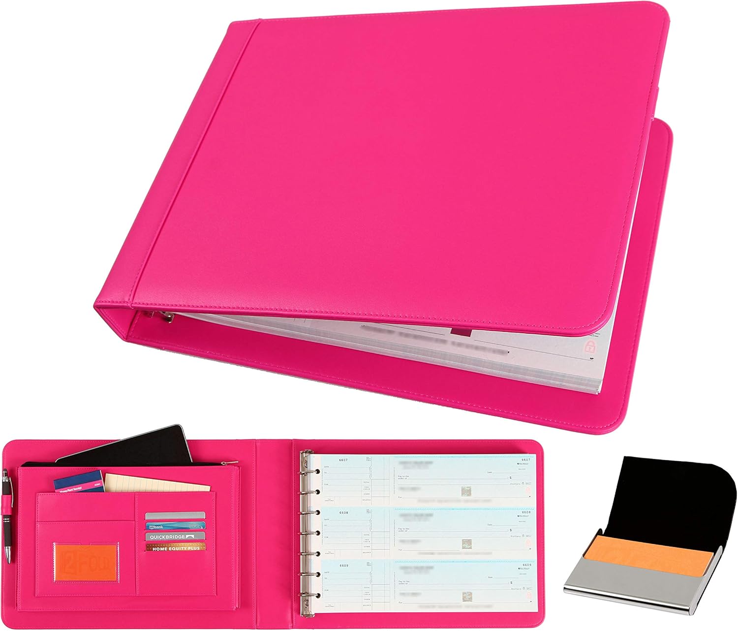 2Fold Supply Business Check Binder 7 Ring for 3Up