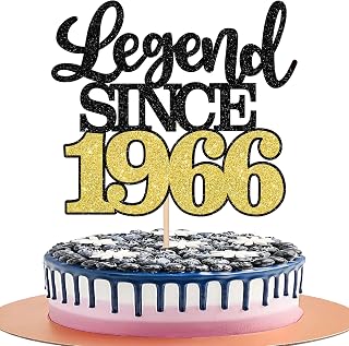 Legend Since 1965 cake topper image