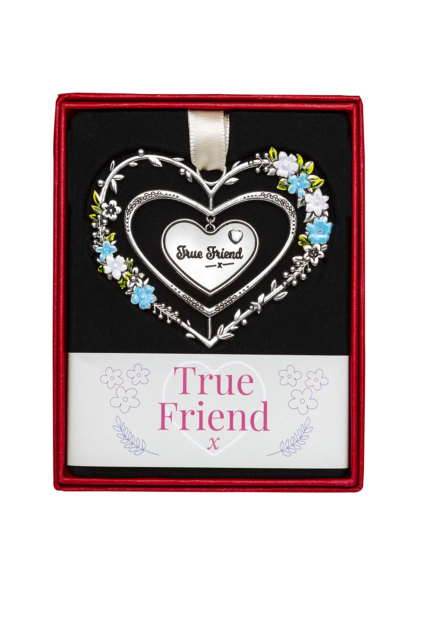 Milford Collection Gemstone Hearts Sentimental Hanging Heart True Friend Gift