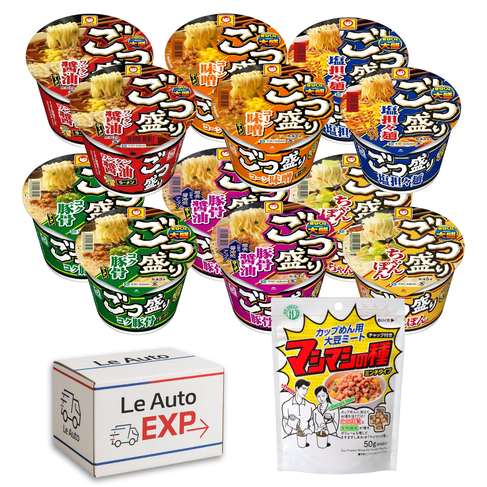 Amazon.co.jp: 【セット商品】マル ちゃん ごつ盛り ラーメン 全