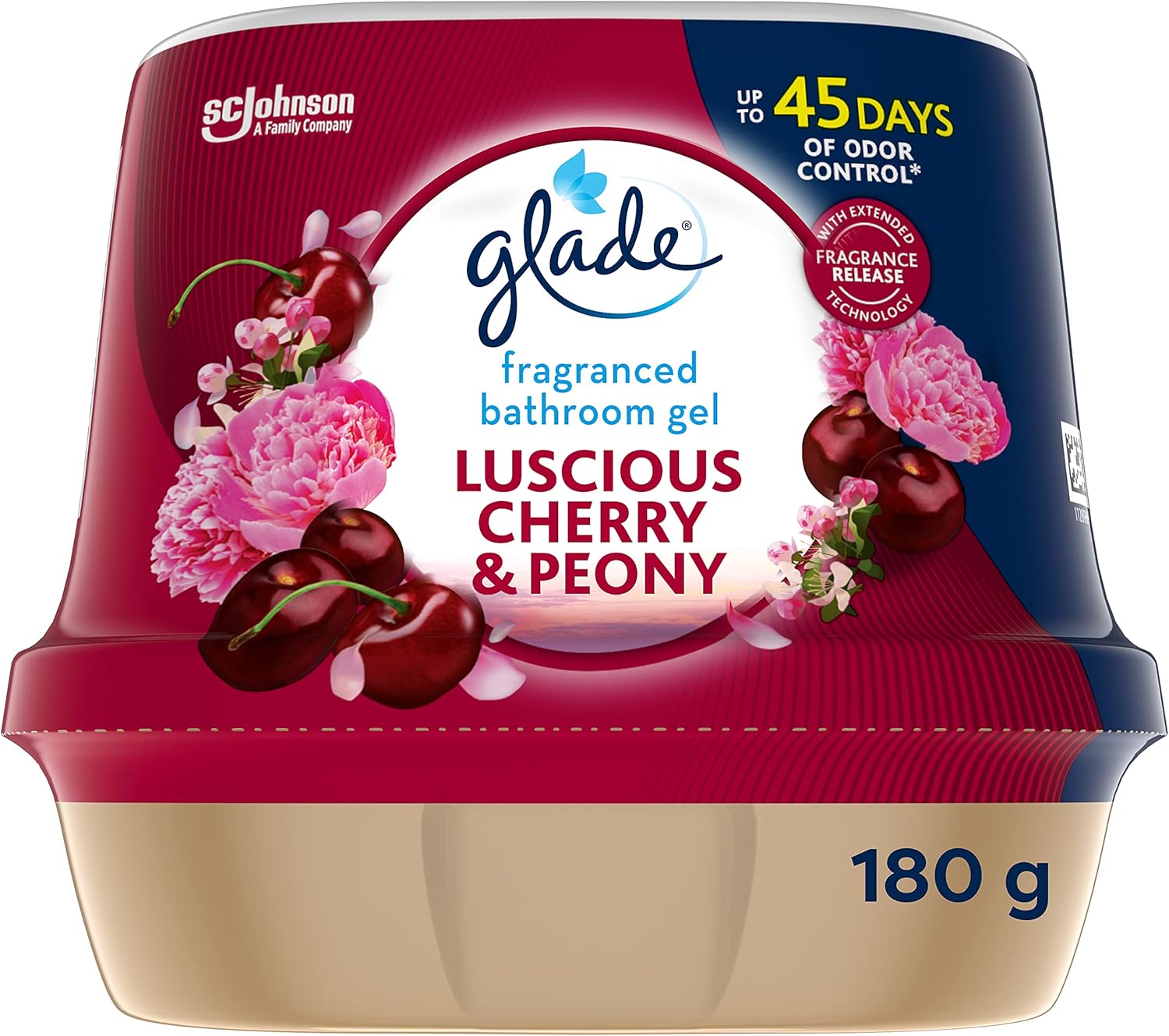 Glade Fragranced Bathroom Gel, Bathroom Air Freshener & Discreet Odour