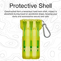Vista 2 de Casemaster de GLD Products - Estuche ajustable para dardos Nomad Amarillo Neón