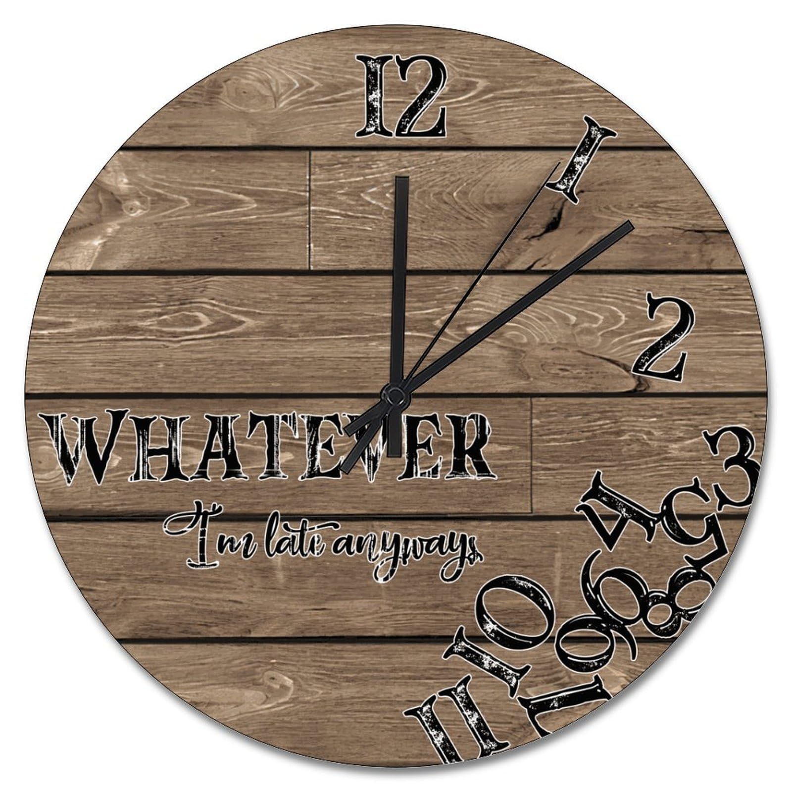 Horloge murale rétro idée cadeau originale pour salon et cuisine