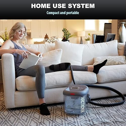Miniatura 6 de Máquina de hielo circulante para terapia de agua fría Gen 2 de Arctic Ice Clear  con almohadilla universal para rodilla codo hombro dolor de espalda