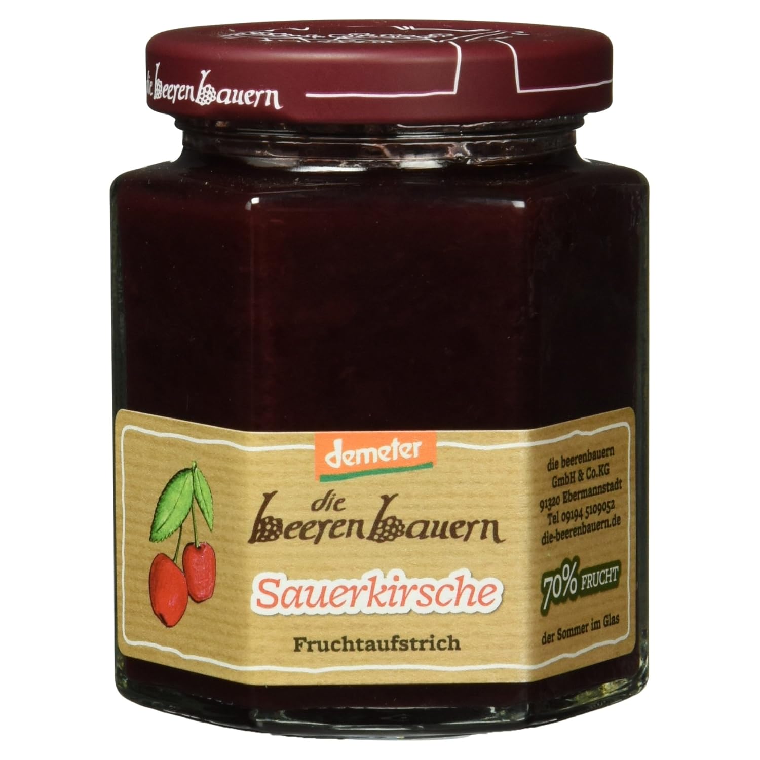demeter Die beeren bauern Bio Konfitüre Sauerkirsche, 200g : Amazon.de ... demeter Die beeren bauern Bio Konfitüre Sauerkirsche, 200g : Amazon.de ...
