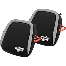 bubblebum Twin Pack Inflatable Backless Booster Car Seat, Portable Travel Booster Seat, Booster Seats for Cars 40-100LBS - Black