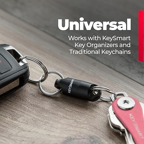Miniatura 3 de KeySmart MagConnect - Llavero magnético para bolso, llaveros para llaves de coche, llavero desmontable de liberación rápida