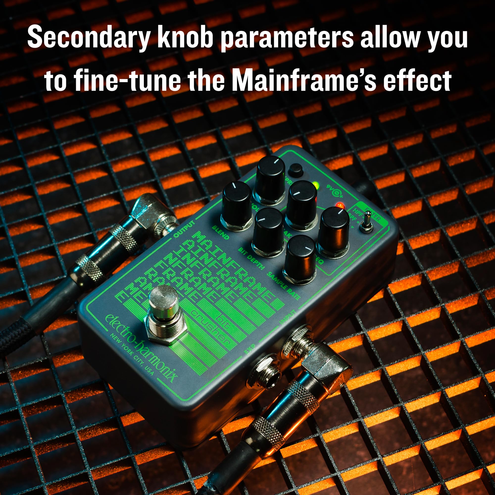 Amazon.com: Electro-Harmonix Mainframe Bit Crusher Pedal | Buzz