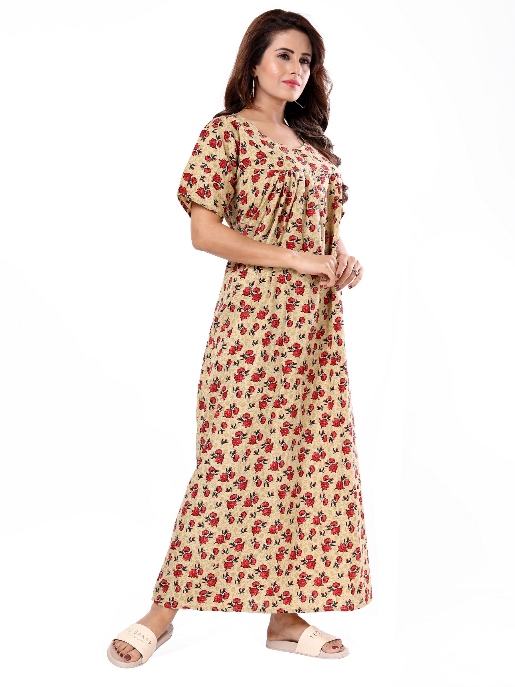 Soft Night Dress for Home & Bedroom Women’s Nighty, Maxi & Gown – Stylish Sleepwear, Comfortable Night Dress, Home & Lounge Nightwear-image-10