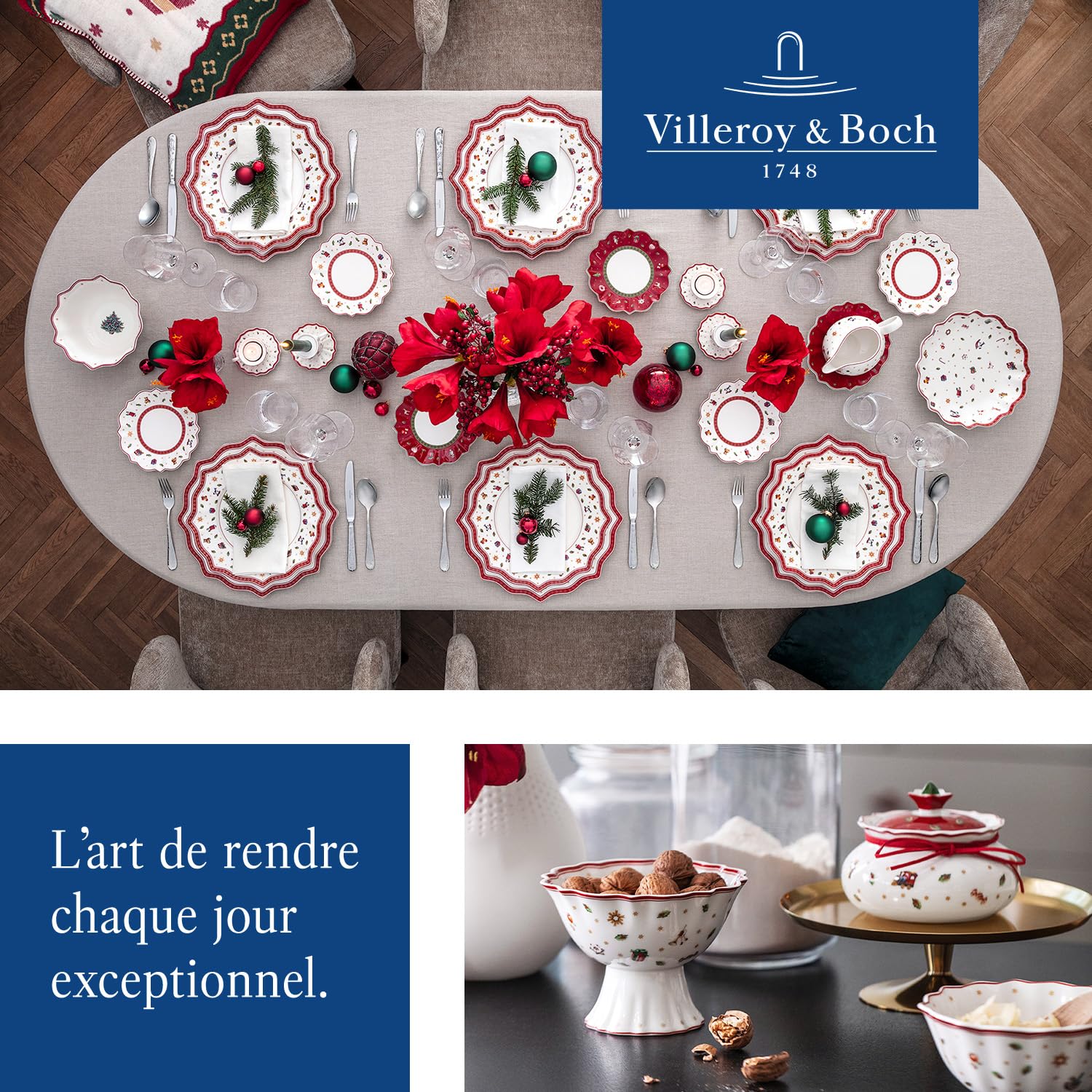 Assiette Villeroy & Boch Toys Delight – édition Rare Noël, 25 Cm