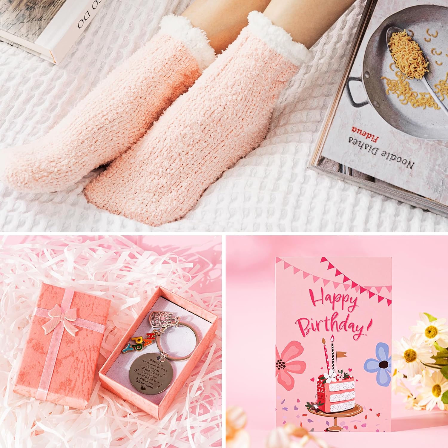 Birthday Gifts Baskets Box Women, Unique Happy Birthday Gifts Basket for Mom Her Best Friend Sister Wife Girlfriend Coworker,Luxury Self Care Ideas Box Relaxing Spa Gifts Set with Tumbler - Image 8