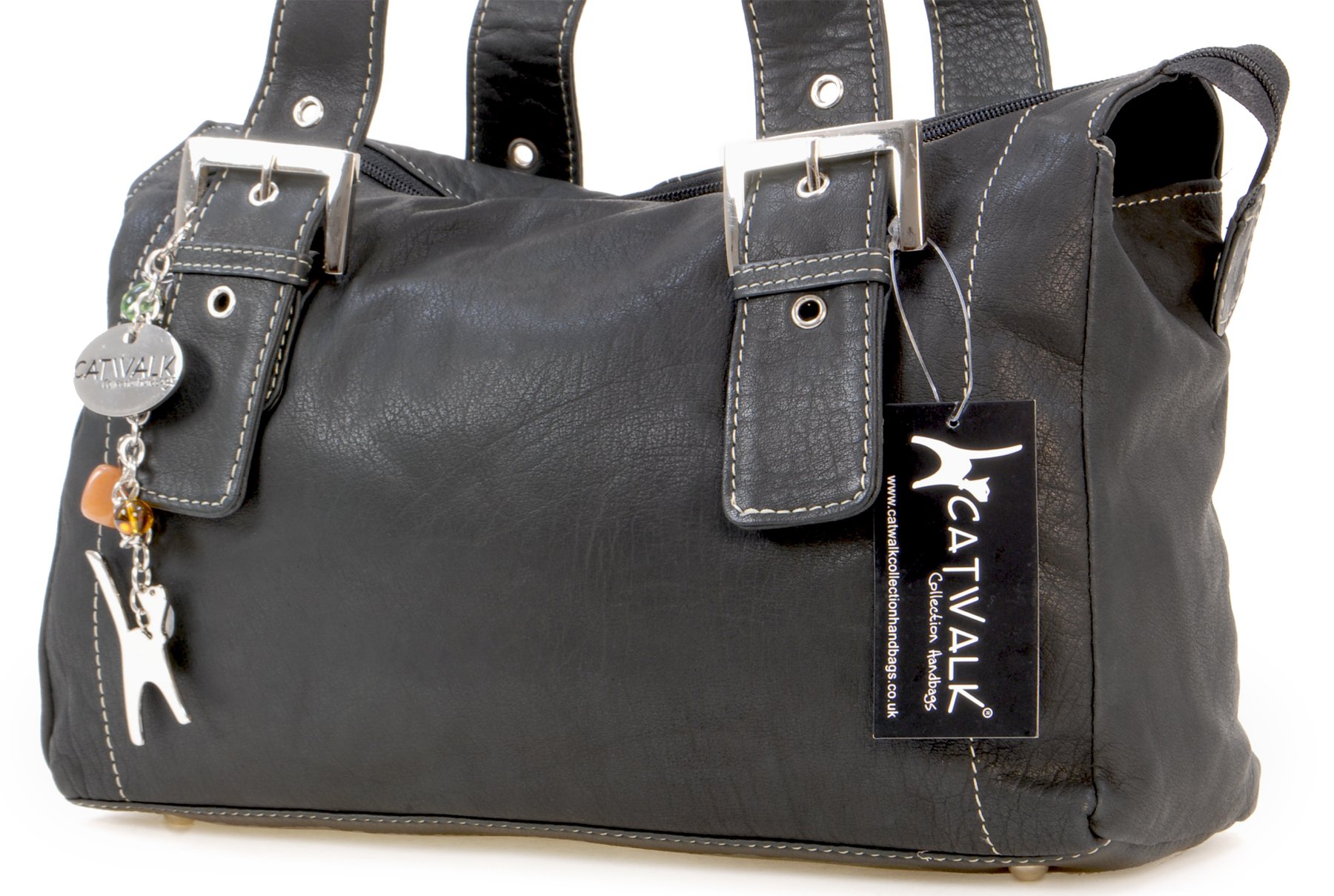 Catwalk Collection Handbags - Borsa a Spalla in Pelle - Borsa a Mano Giorno Media da Donna - Jane