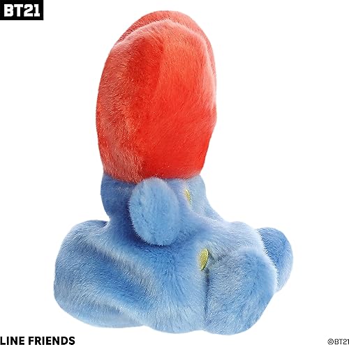 Miniatura 3 de Aurora Lovable BT21 Palm Pals TATA - Animal de peluche, diversión coleccionable, belleza deliciosa, color rojo, 5 pulgadas