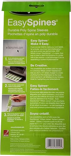 Miniatura 2 de Wilson Jones fácil de espinas, 1.5inch ancho, 6-Pack, transparente, (w35514)