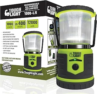 Sponsored Ad - Tough Light USB Rechargeable Lantern | 1000 Lumens | 400 Hours of Light | 12000mAh Power Bank | 7 Modes | H...