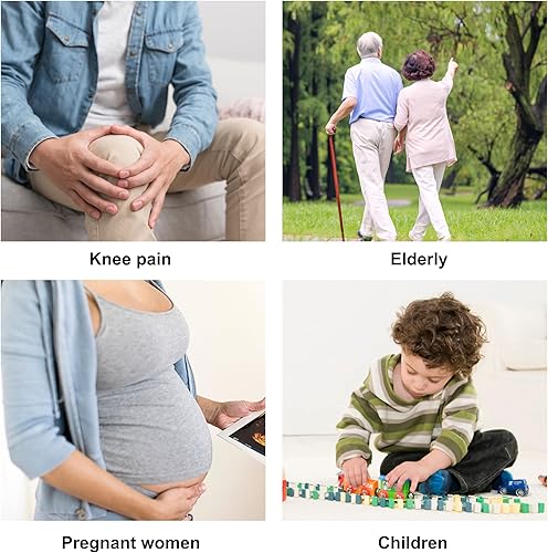 Miniatura 9 de PowerTRC Taburete plegable portátil para camping y uso al aire libre, plegable con capacidad de carga de 400 libras, altura ajustable de 2.5 a 18