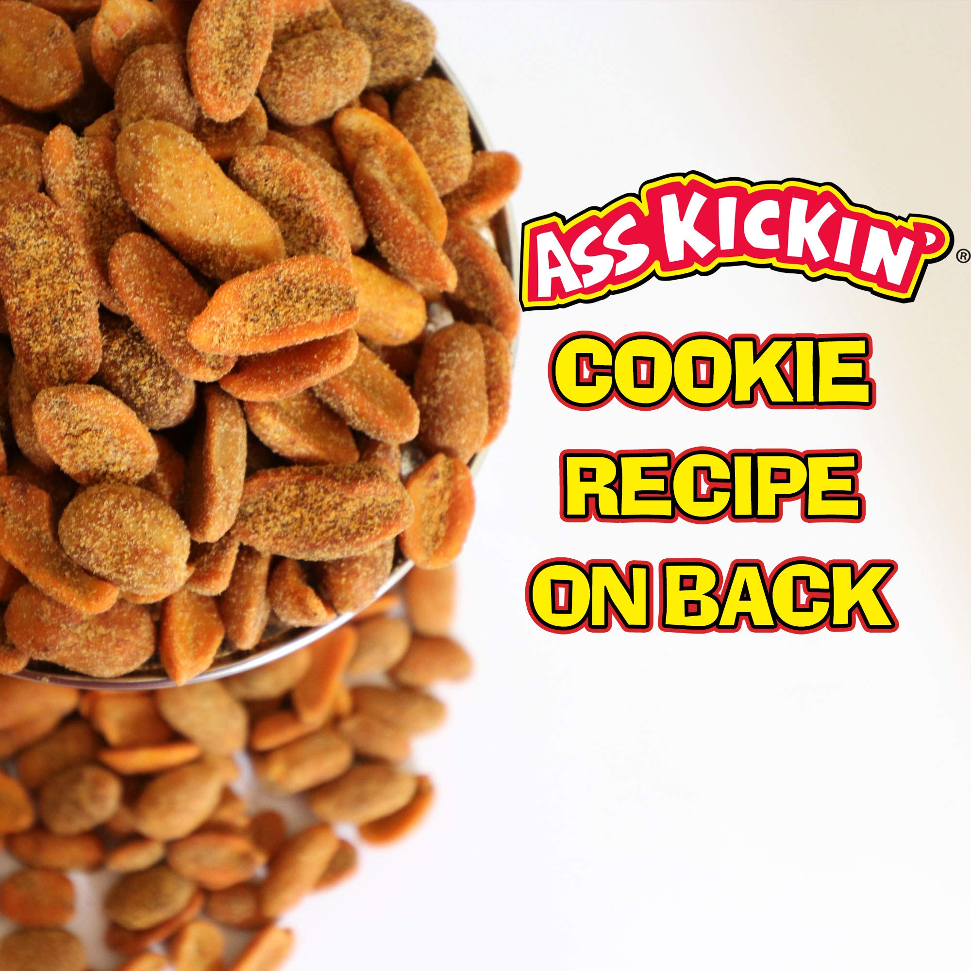 ASS KICKIN’ Habanero Pepper Spicy Hot Peanuts – 12oz - Perfect Premium Hot and Spicy Peanuts - Ultimate Spicy Snack Gourmet Gift Hottest Peanuts - Try if you dare!