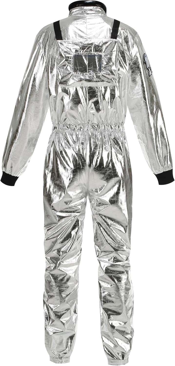 yolsun Men's Astronaut Costume Space Suit for Adult Spaceman Costume Outfit for Halloween Party - Image 2