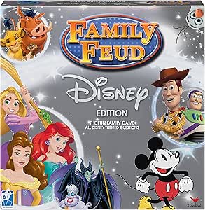 Family Feud Disney Edition Game for Adults, Families and Kids Ages 6 and up, by Spin Master
