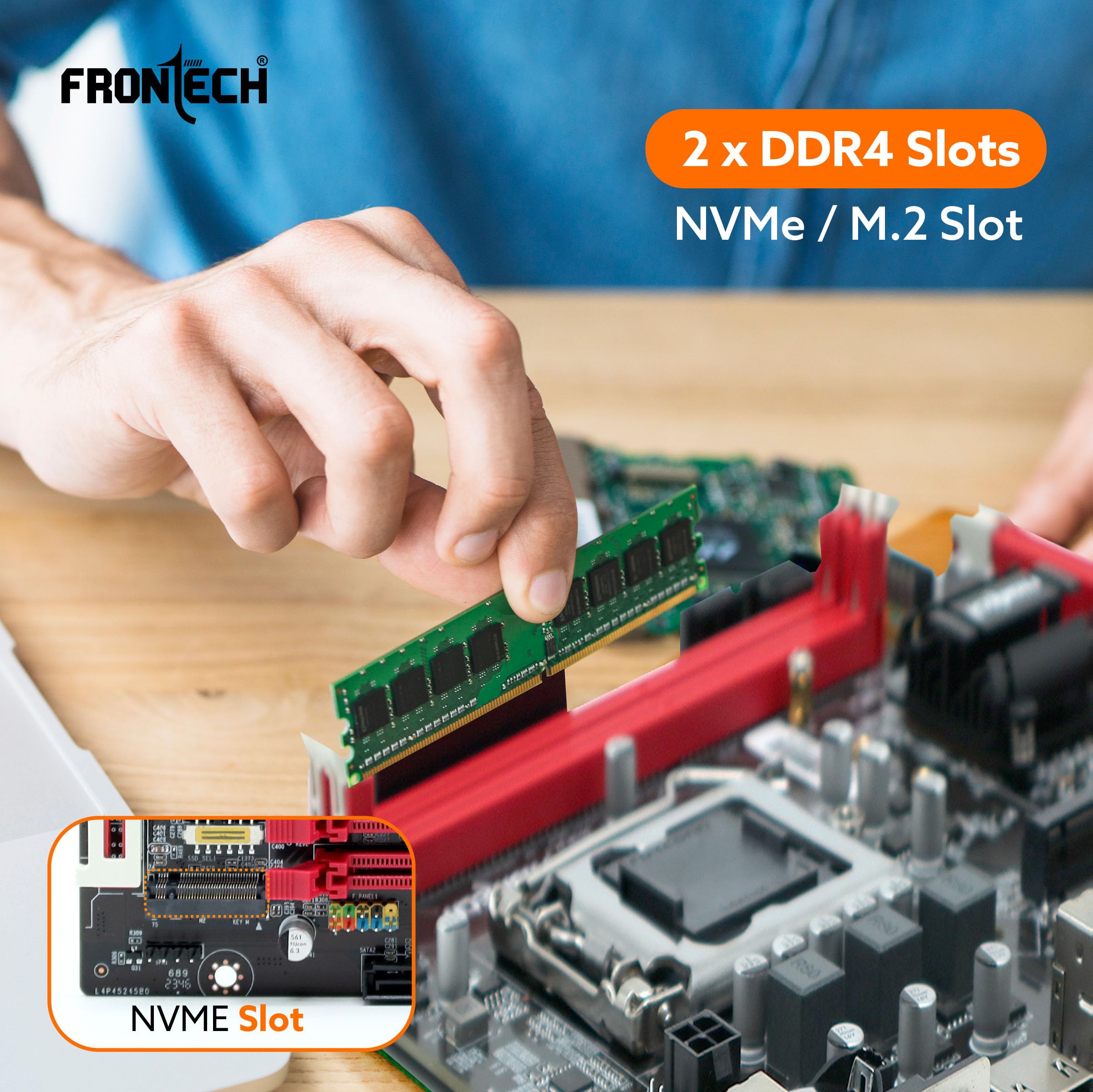 FRONTECH H110 Motherboard - LGA1151, DDR4 -4