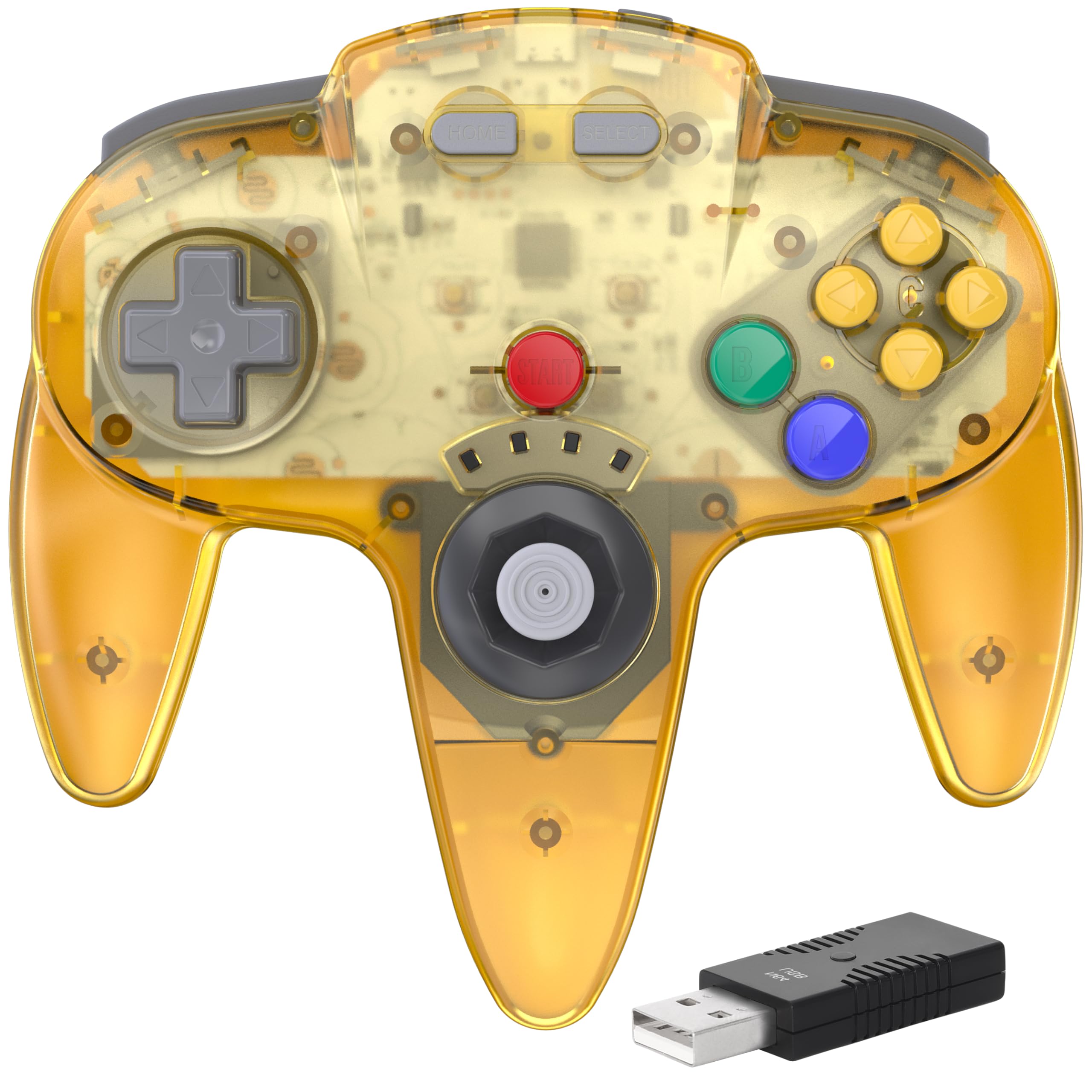 Amazon.com: Wireless 2.4 GHz USB N64 Controller for Switch 1 & 2